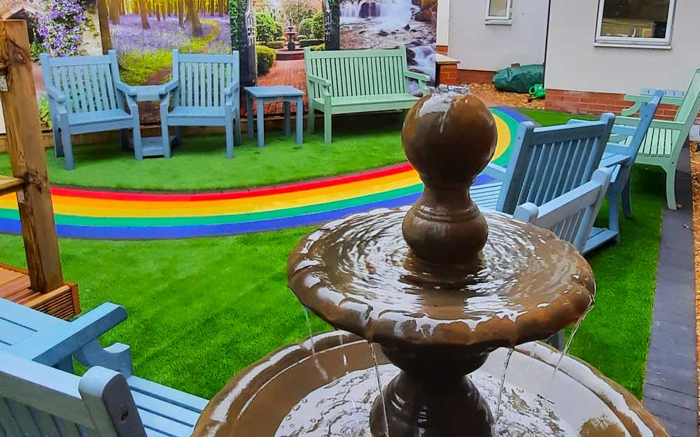 Thornfield Care Home - Private Courtyard