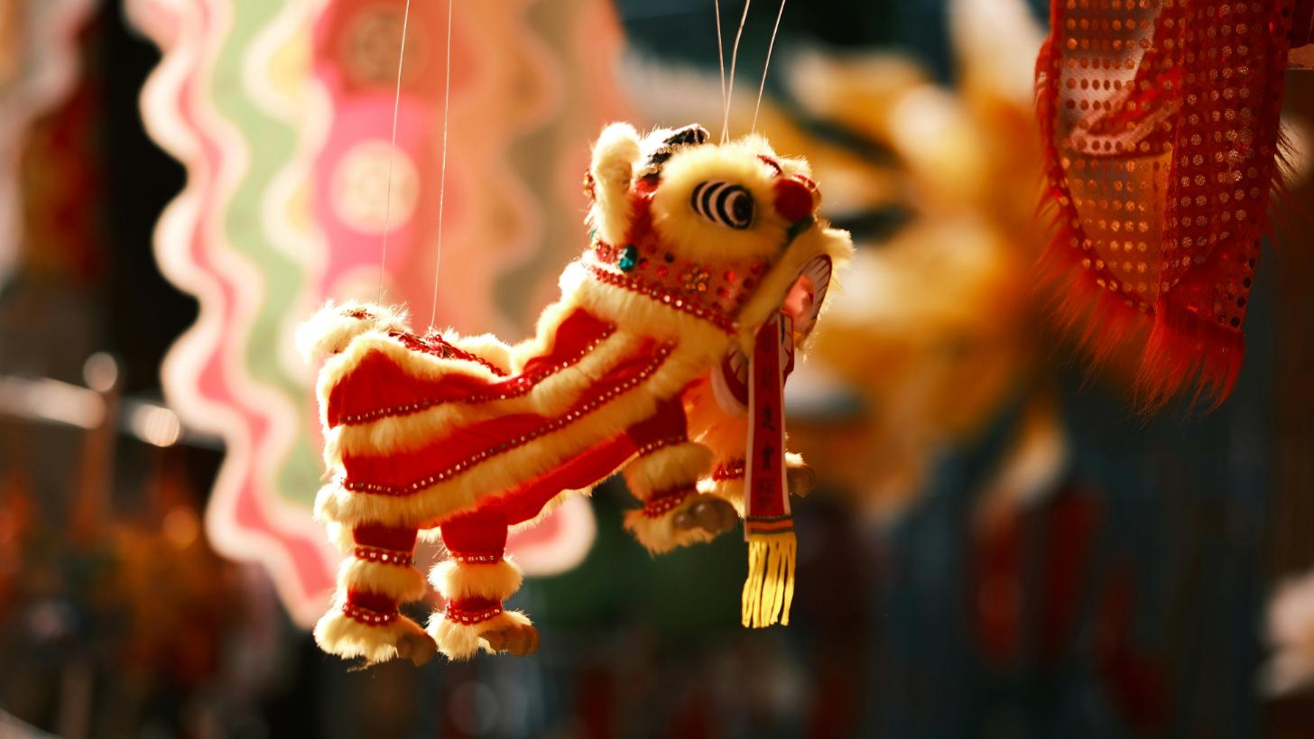chinese new year lion