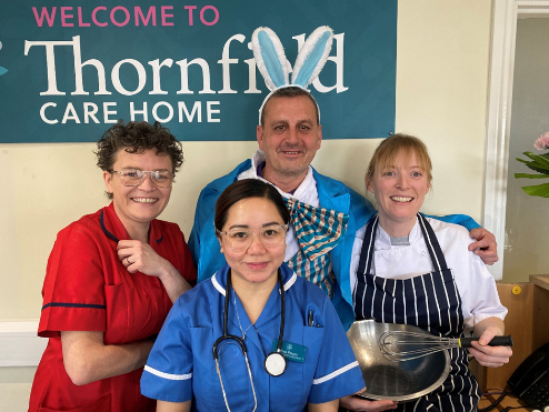 Easter baking with the kitchen team