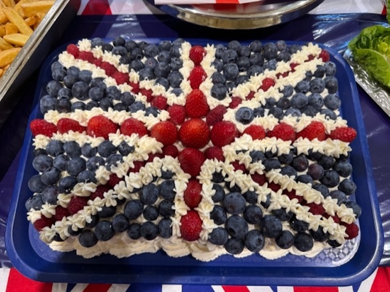 VE themed cake