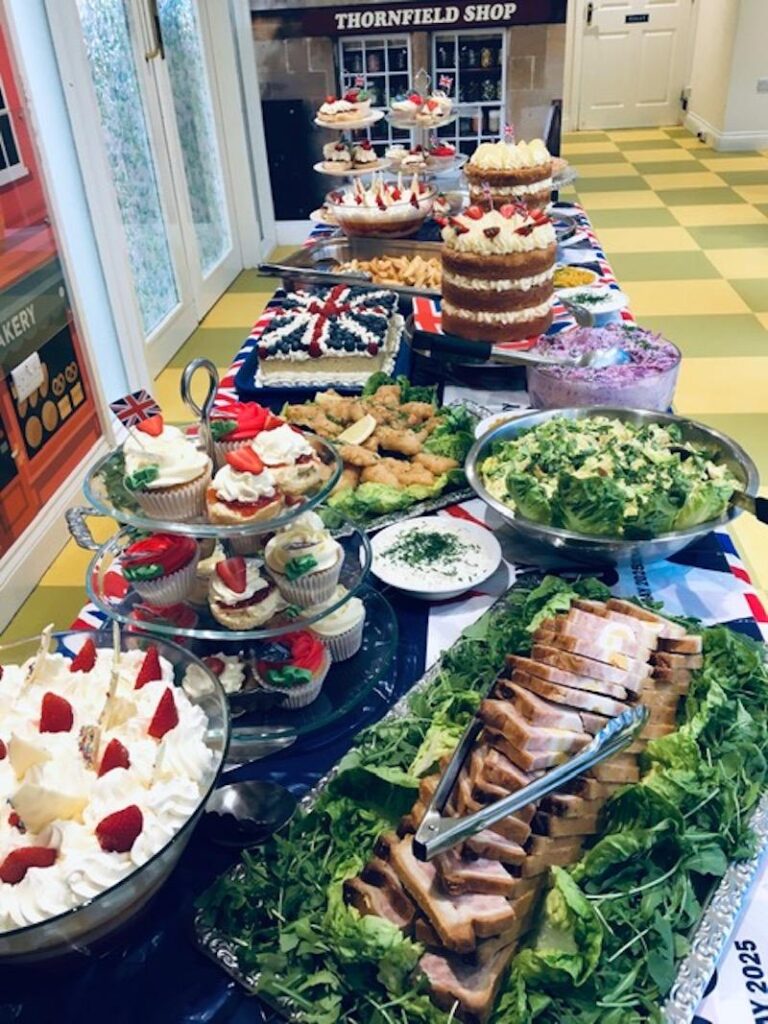 afternoon tea platter to celebrate VE day