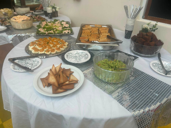 different snacks on the table for summer party
